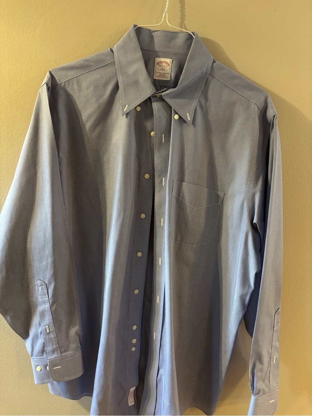 Brooks Brothers Blue Button-Down Dress Shirt
